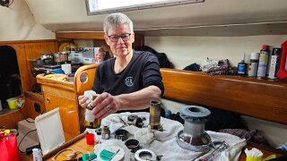 Wartung der Winsch